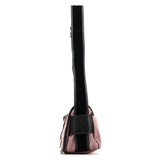 Yves Saint Laurent 120456 Schultertasche mit Schnalle aus Nylon in Rosa und Samt