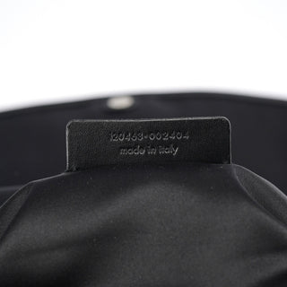 Yves Saint Laurent 120463 Black Nylon Velvet Shoulder Bag
