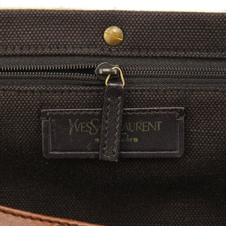 Yves Saint Laurent 146878 Beige Suede Leather Travel Bag