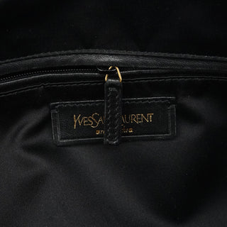 Yves Saint Laurent 156464 Dark Green Patent Leather Muse Tote Bag