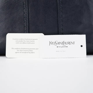 Yves Saint Laurent 156464 Navy Leather Muse Tote Bag