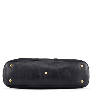 Yves Saint Laurent 156464 Navy Leather Muse Tote Bag