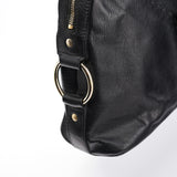Yves Saint Laurent 156465 Black Leather Muse Tote Bag