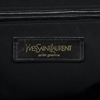 Yves Saint Laurent 156465 Black Leather Muse Tote Bag