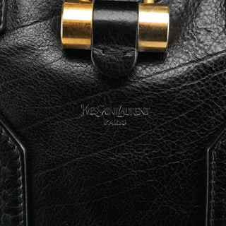 Yves Saint Laurent 156465 Black Leather Muse Tote Bag