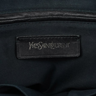 Yves Saint Laurent 156465 Black Patent Leather Muse Bag