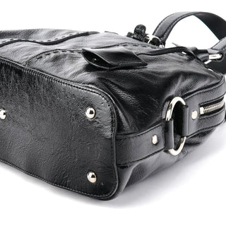 Yves Saint Laurent 156465 Black Patent Leather Muse Bag