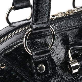 Yves Saint Laurent 156465 Black Patent Leather Muse Bag