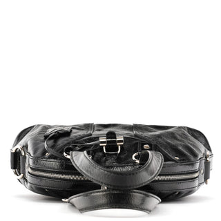 Yves Saint Laurent 156465 Black Patent Leather Muse Bag