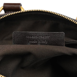 Yves Saint Laurent 156465 Brown Patent Leather Muse Tote Bag