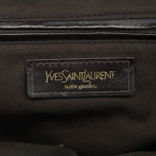 Yves Saint Laurent 156465 Brown Patent Leather Muse Tote Bag