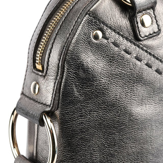 Yves Saint Laurent 160950 Metallic Leather Muse Tote Bag