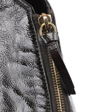 Yves Saint Laurent 177739 Brown Patent Leather Metropolis Bag