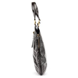 Yves Saint Laurent 177739 Brown Patent Leather Metropolis Bag