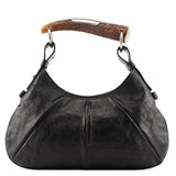Yves Saint Laurent 2002 Black Leather Mini Mombasa Bag