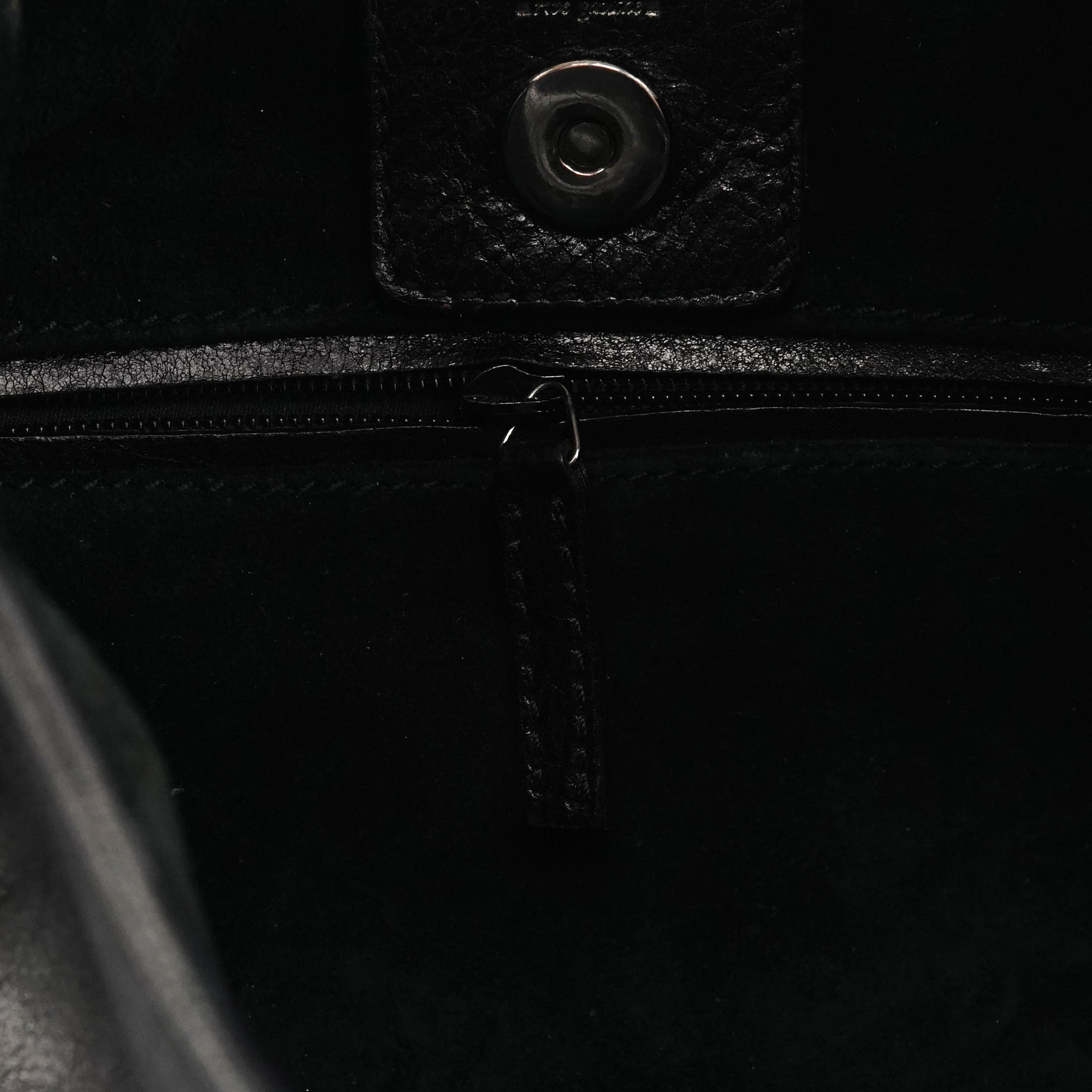 Yves Saint Laurent 2002 Black Leather Mini Mombasa Bag