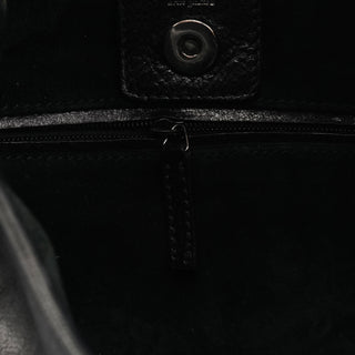 Yves Saint Laurent 2002 Black Leather Mini Mombasa Bag