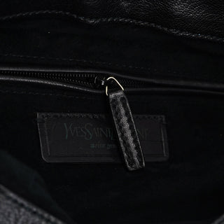Yves Saint Laurent 2003 Black Calfskin Nadja Shoulder Bag