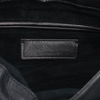 Yves Saint Laurent 2003 Black Calfskin Nadja Shoulder Bag