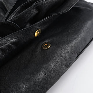 Yves Saint Laurent 2003 Black Calfskin Nadja Shoulder Bag