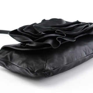 Yves Saint Laurent 2003 Black Calfskin Nadja Shoulder Bag