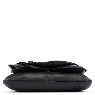 Yves Saint Laurent 2003 Black Calfskin Nadja Shoulder Bag