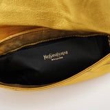 Yves Saint Laurent 2003 Gold Leather Mini Nadja Bag