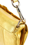 Yves Saint Laurent 2003 Gold Leather Mini Nadja Bag