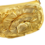 Yves Saint Laurent 2003 Gold Leather Mini Nadja Bag