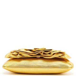 Yves Saint Laurent 2003 Gold Leather Mini Nadja Bag