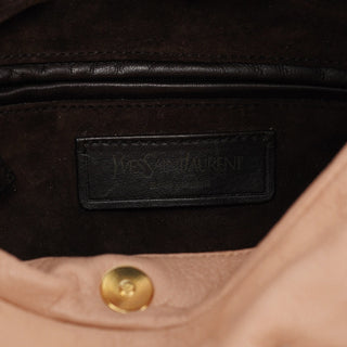 Yves Saint Laurent 2003 Soft Pink Calfskin Nadja Shoulder Bag