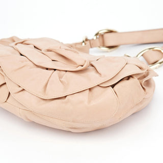 Yves Saint Laurent 2003 Soft Pink Calfskin Nadja Shoulder Bag