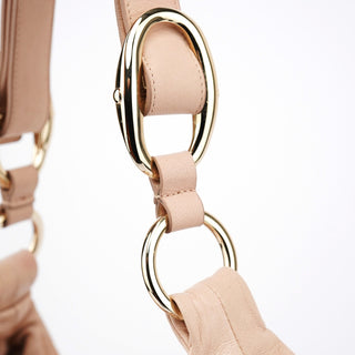 Yves Saint Laurent 2003 Soft Pink Calfskin Nadja Shoulder Bag