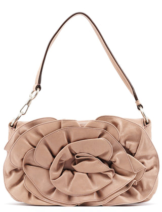 Yves Saint Laurent 2003 Soft Pink Calfskin Nadja Shoulder Bag