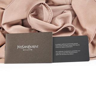 Yves Saint Laurent 2003 Soft Pink Calfskin Nadja Shoulder Bag