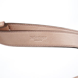 Yves Saint Laurent 2003 Soft Pink Calfskin Nadja Shoulder Bag