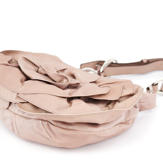 Yves Saint Laurent 2003 Soft Pink Calfskin Nadja Shoulder Bag