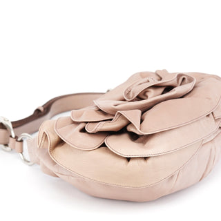 Yves Saint Laurent 2003 Soft Pink Calfskin Nadja Shoulder Bag