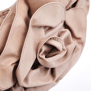 Yves Saint Laurent 2003 Soft Pink Calfskin Nadja Shoulder Bag