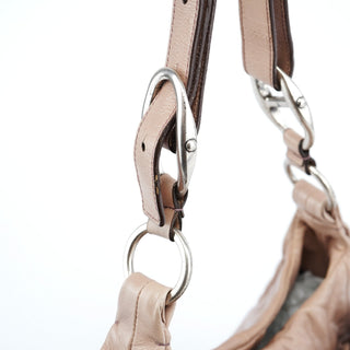 Yves Saint Laurent 2003 Soft Pink Calfskin Nadja Shoulder Bag