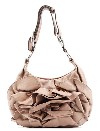 Yves Saint Laurent 2003 Soft Pink Calfskin Nadja Shoulder Bag