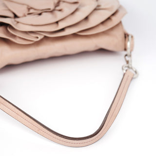 Yves Saint Laurent 2003 Soft Pink Leather Nadja Shoulder Bag