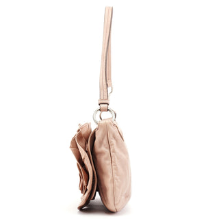 Yves Saint Laurent 2003 Soft Pink Leather Nadja Shoulder Bag