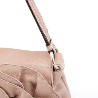 Yves Saint Laurent 2003 Soft Pink Leather Nadja Shoulder Bag