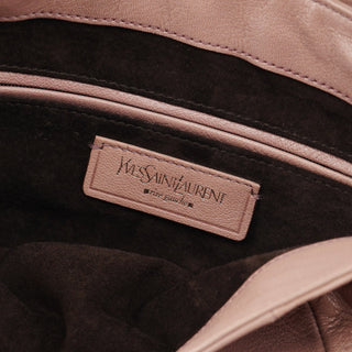 Yves Saint Laurent 2003 Soft Pink Leather Nadja Shoulder Bag