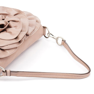 Yves Saint Laurent 2003 Soft Pink Leather Nadja Shoulder Bag