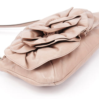 Yves Saint Laurent 2003 Soft Pink Leather Nadja Shoulder Bag