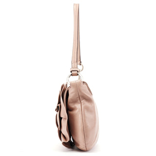 Yves Saint Laurent 2003 Soft Pink Leather Nadja Shoulder Bag