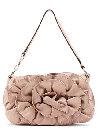 Yves Saint Laurent 2003 Soft Pink Leather Nadja Shoulder Bag