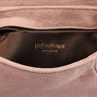 Yves Saint Laurent 2003 Soft Pink Suede Mini Nadja Bag